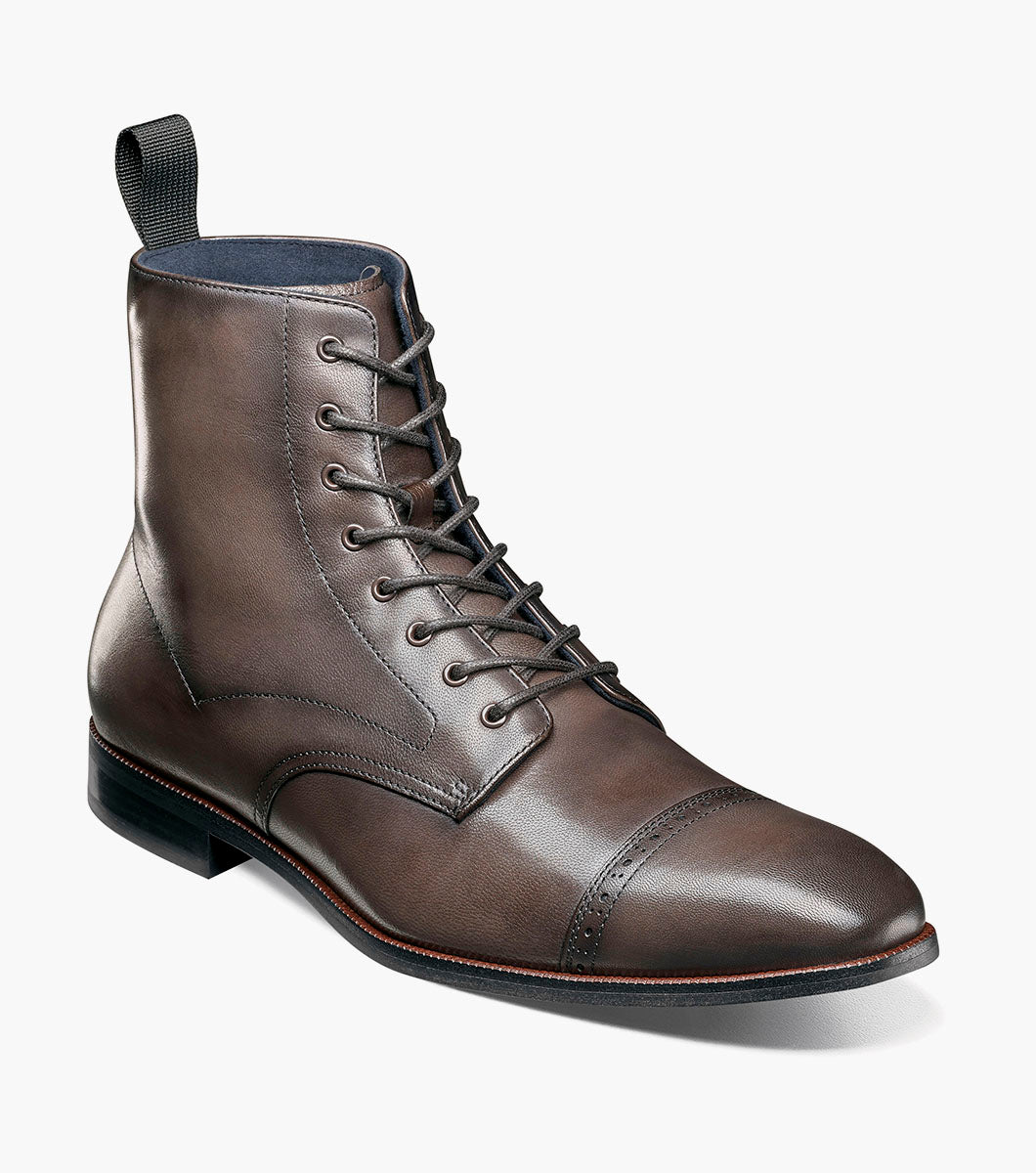 Stacy Adams Henry Cap Toe Lace Up Boot by Stacy Adams Shoes - 7