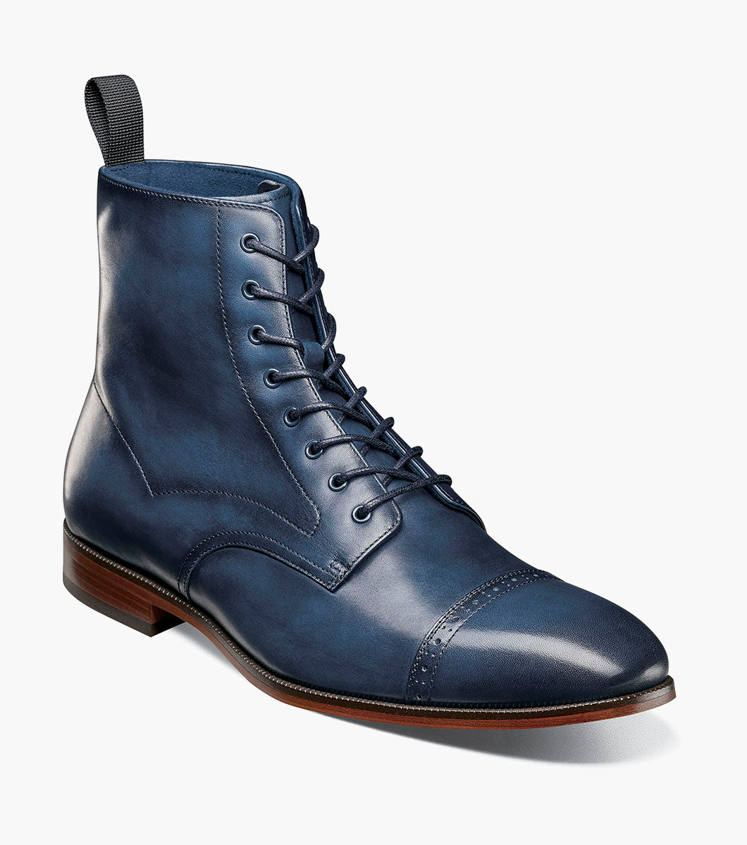 Stacy Adams Henry Cap Toe Lace Up Boot by Stacy Adams Shoes - 7