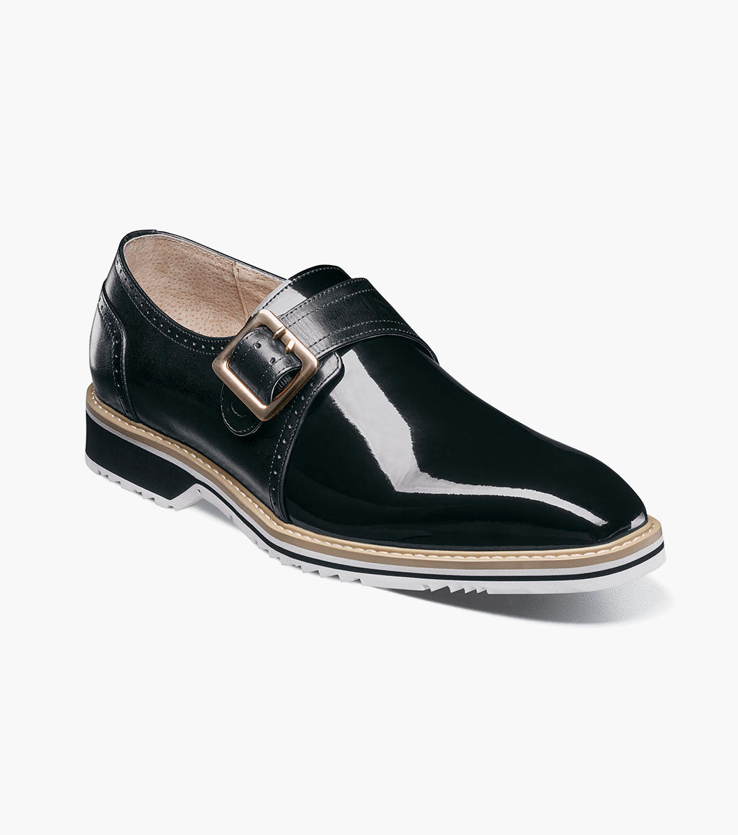 Stacy Adams Bartram Plain Toe Monk Strap by Stacy Adams Shoes - 7