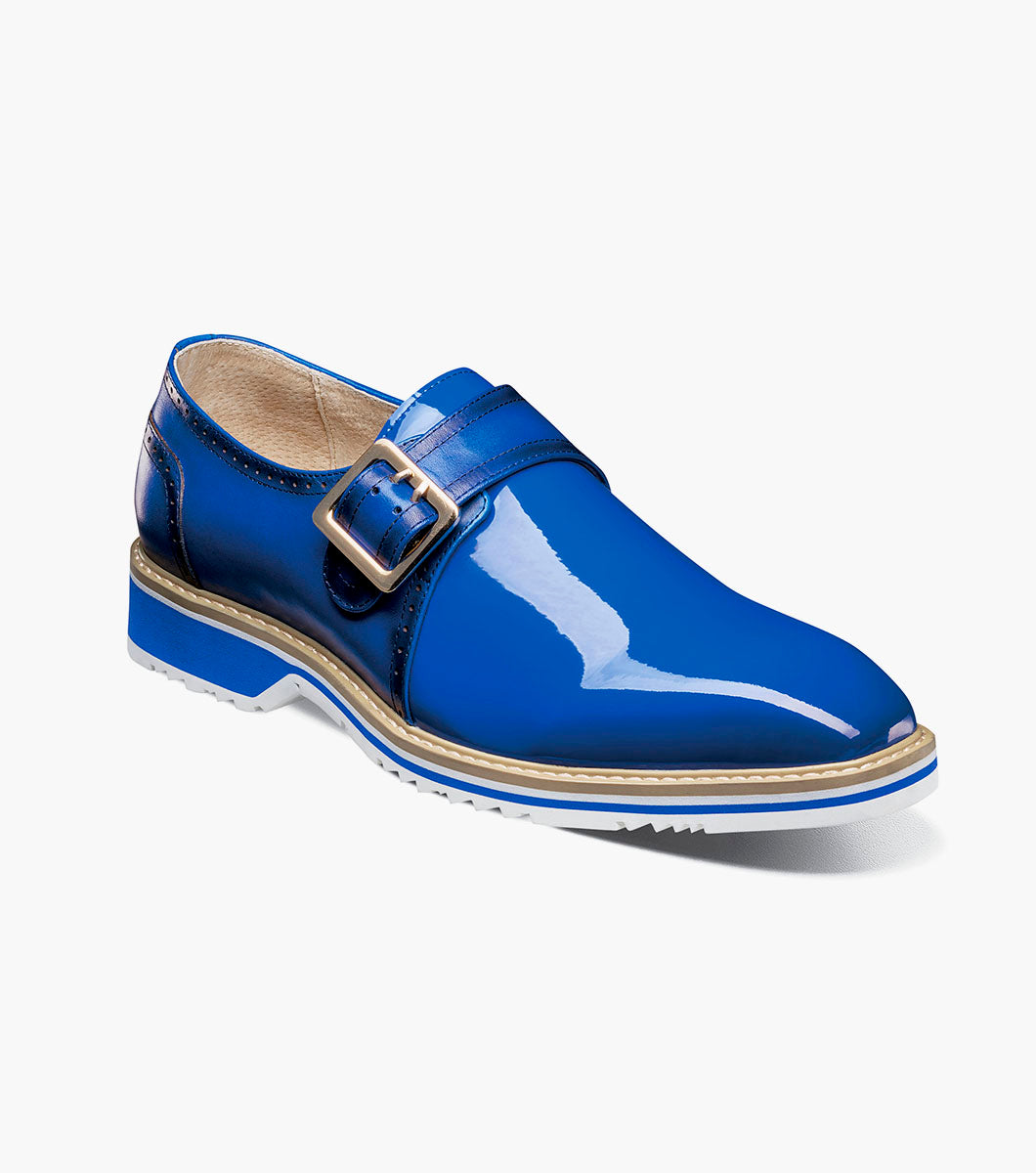 Stacy Adams Bartram Plain Toe Monk Strap by Stacy Adams Shoes - 7