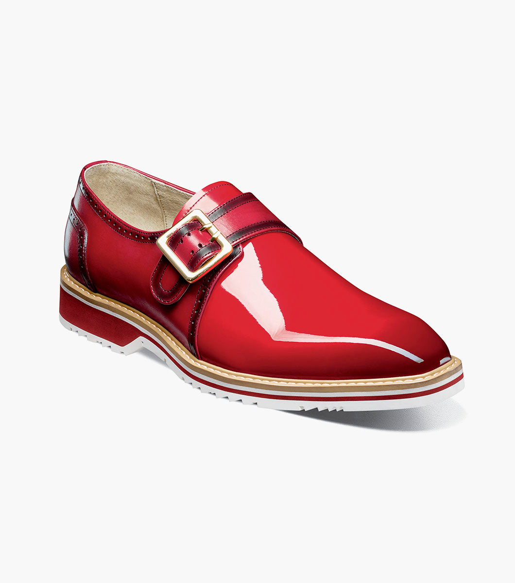 Stacy Adams Bartram Plain Toe Monk Strap by Stacy Adams Shoes - 7