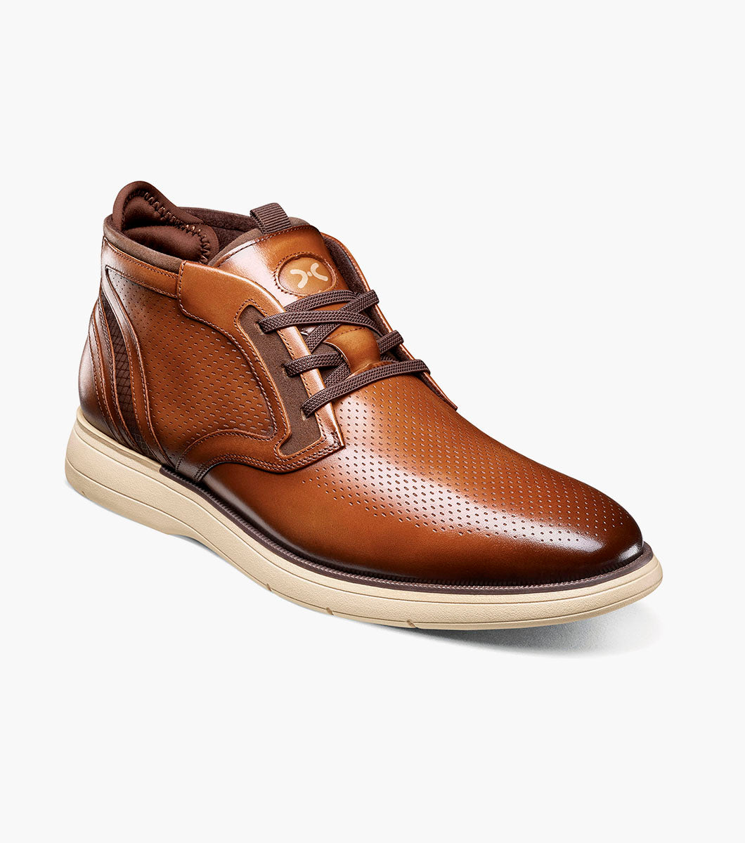 Stacy Adams Eastmont Plain Toe Elastic Lace Chukka Boot by Stacy Adams Shoes - 7