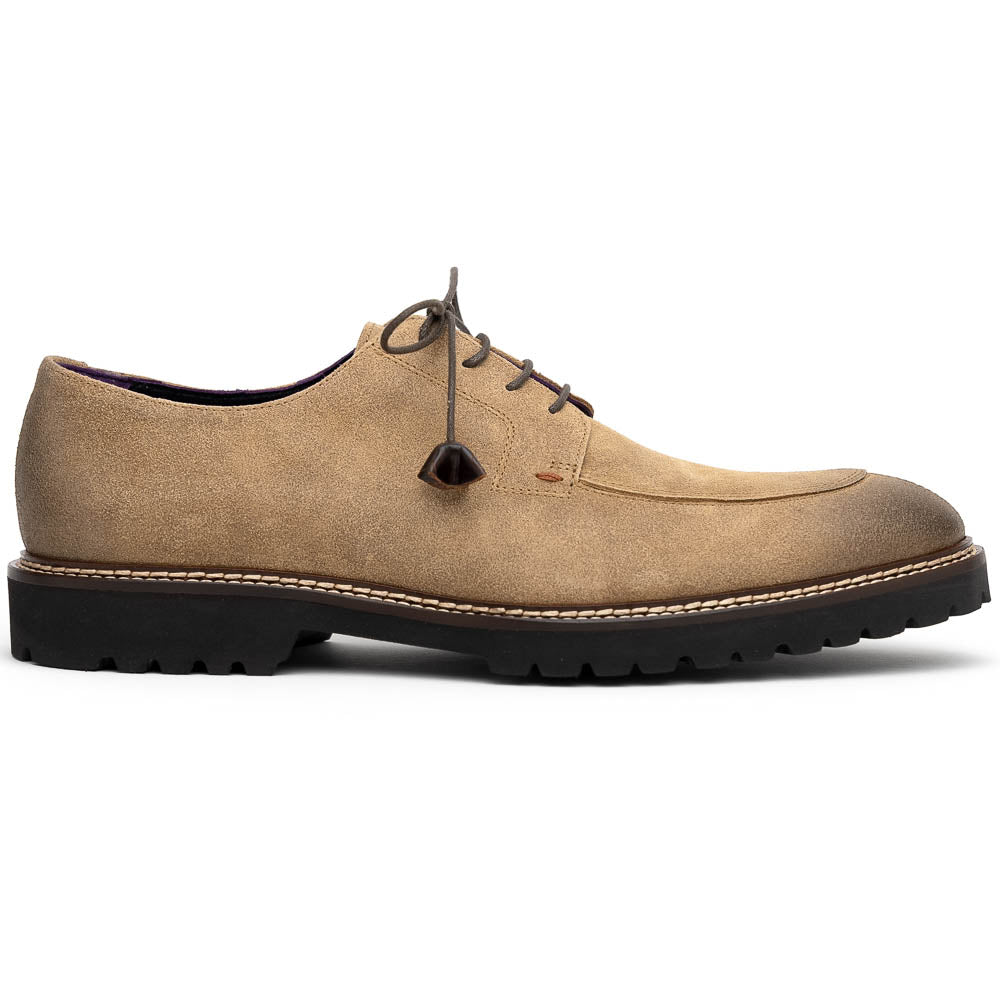 Zelli Campo Suede Goatskin / Wax Lace-up Shoes Oak (26-224-OAK)