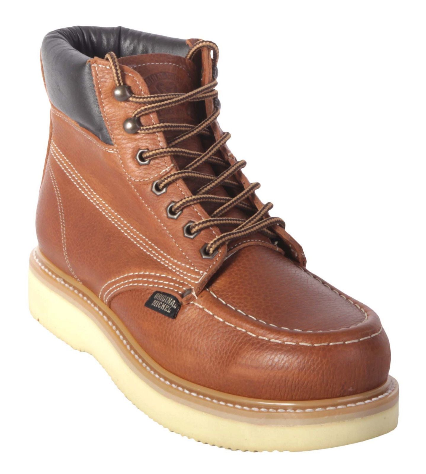 Original Michel Work Boots Mocc Toe - Brown