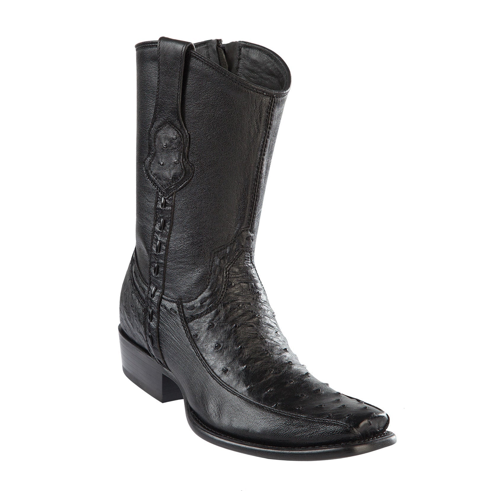 Ostrich Short Cowboy Boots - EE