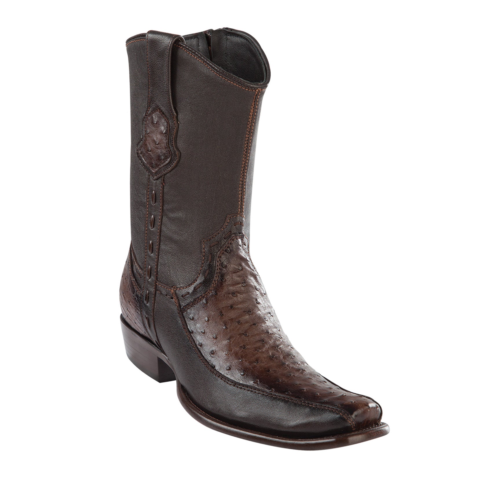 Ostrich Short Cowboy Boots - EE
