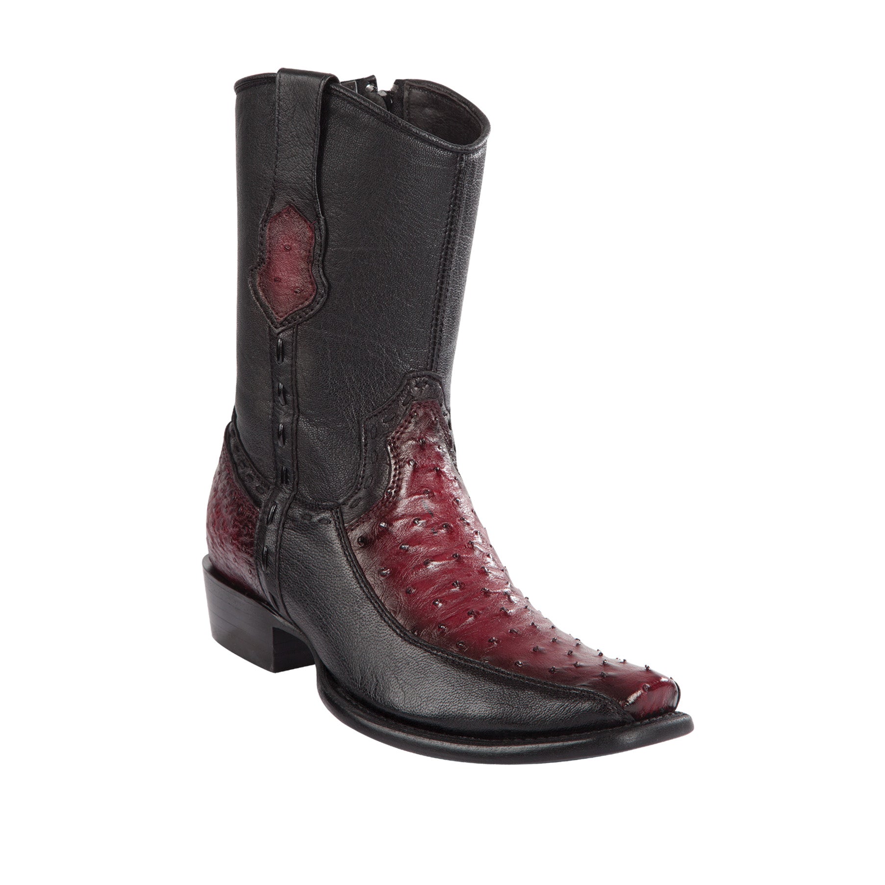Ostrich Short Cowboy Boots - EE