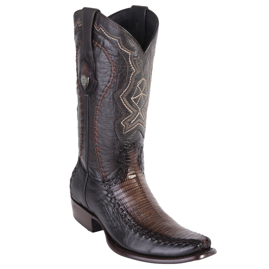 Lizard Dubai Toe Mens Cowboy Boots - EE