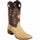 Mens Rodeo Ostrich Square Toe Boots