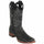 Mens Boots Snakeskin Black Square Toe - Wild West Boots