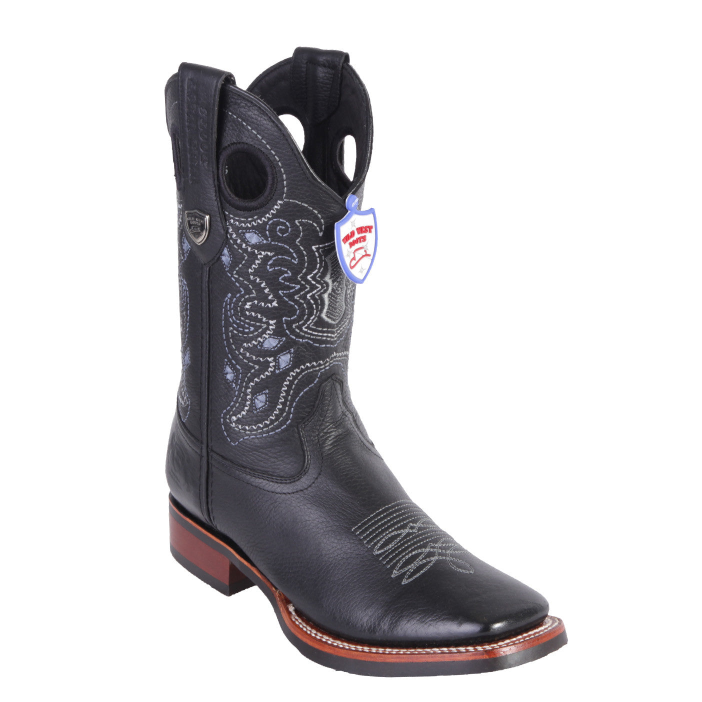 Mens Square Toe Cowboy Boots - EE