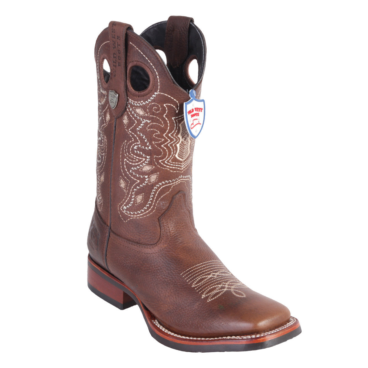 Mens Square Toe Cowboy Boots - EE