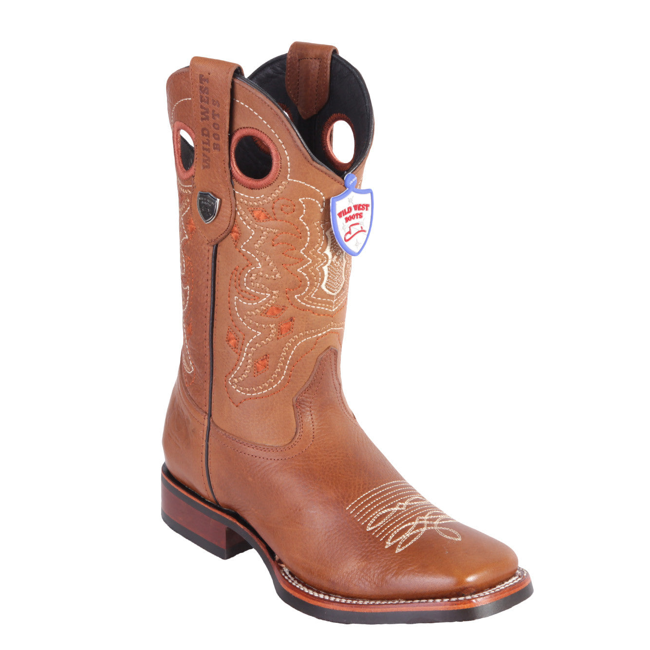 Mens Square Toe Cowboy Boots - EE