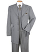 Mens Grey Suit Mens 6 Button Double Breasted Vest Zoot Suit in Grey