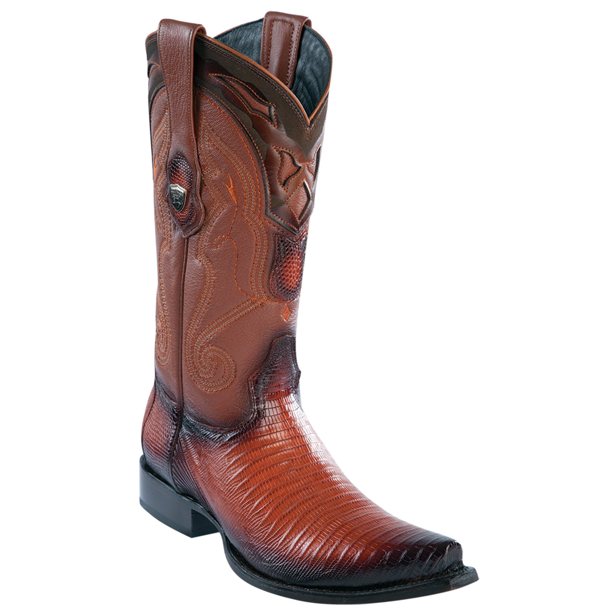 Snip Toe Lizard Boots - EE