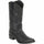 Black snip toe cowboy boots