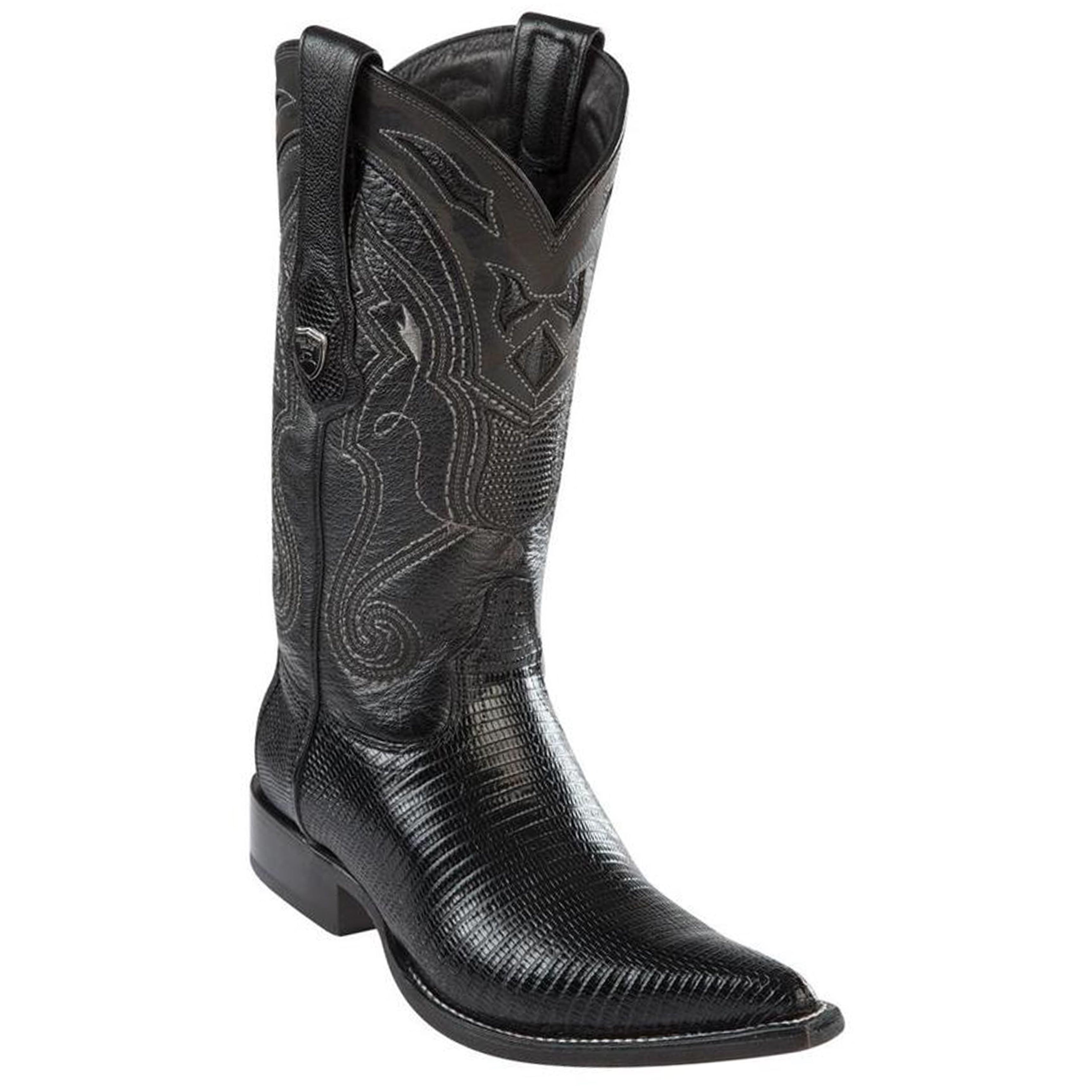 Lizard Pointy Cowboy Boots - EE