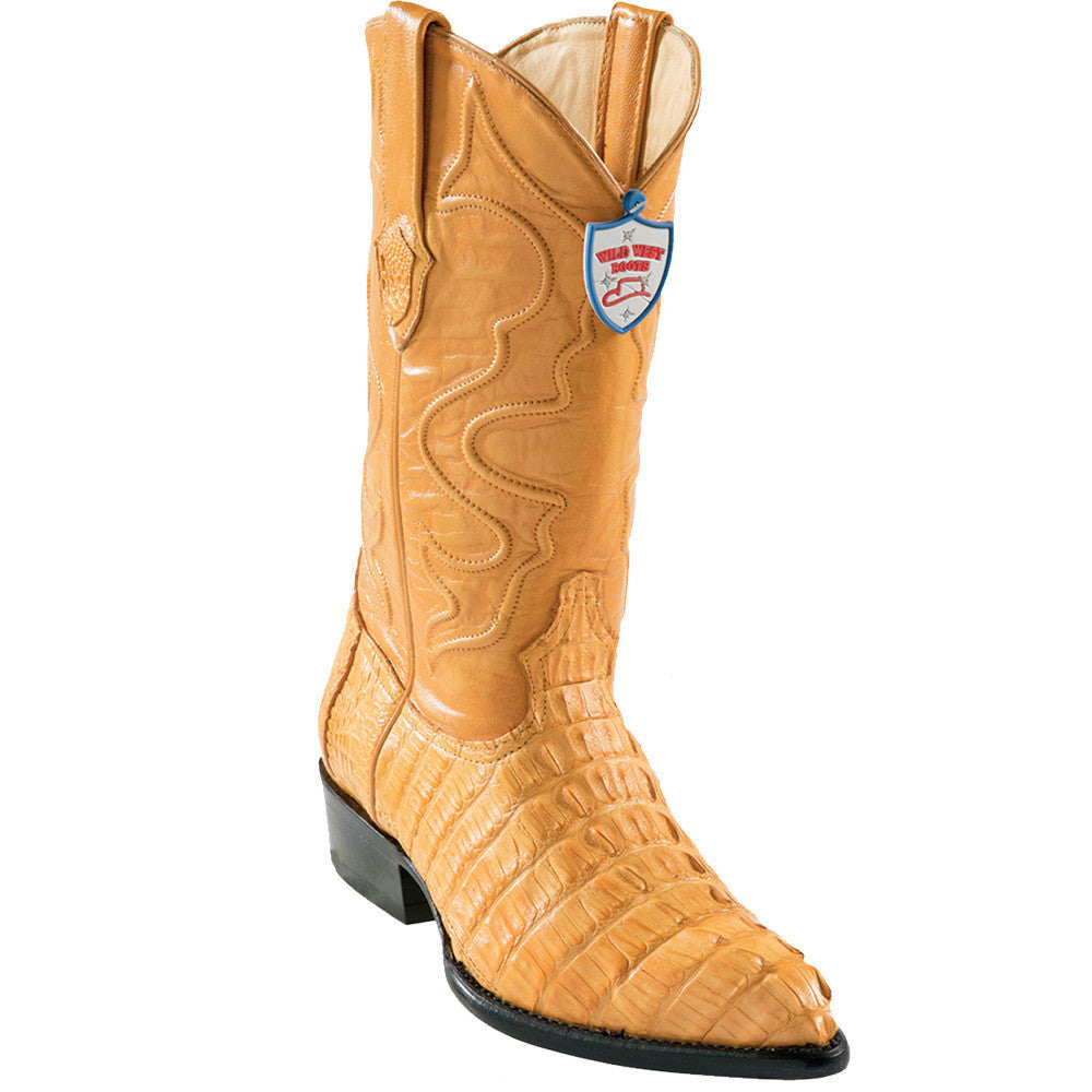Mexican Cowboy Boots Caiman Tail - EE