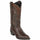 Brown Ostrich Boot