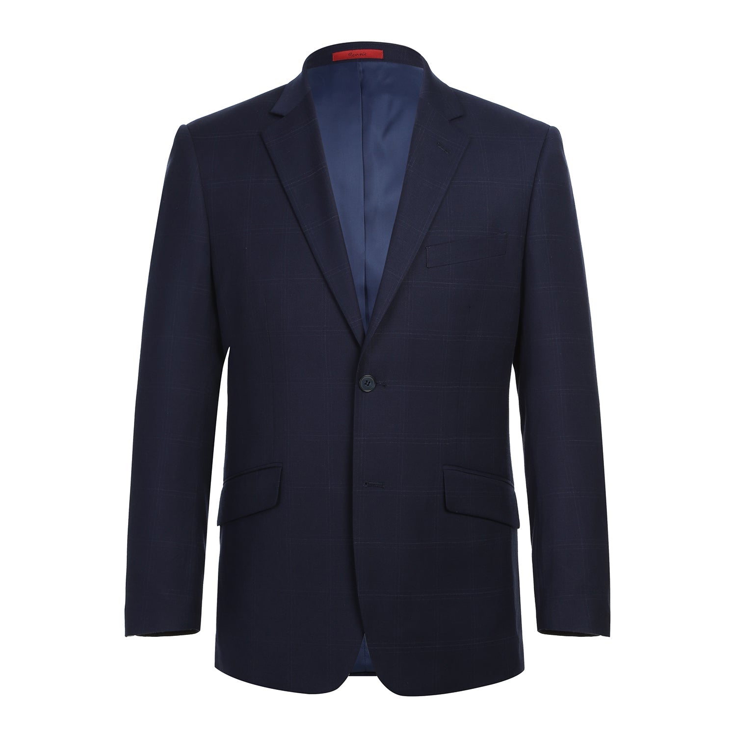 293-29 Men's Slim Fit Checked Suits - 38Lx32W