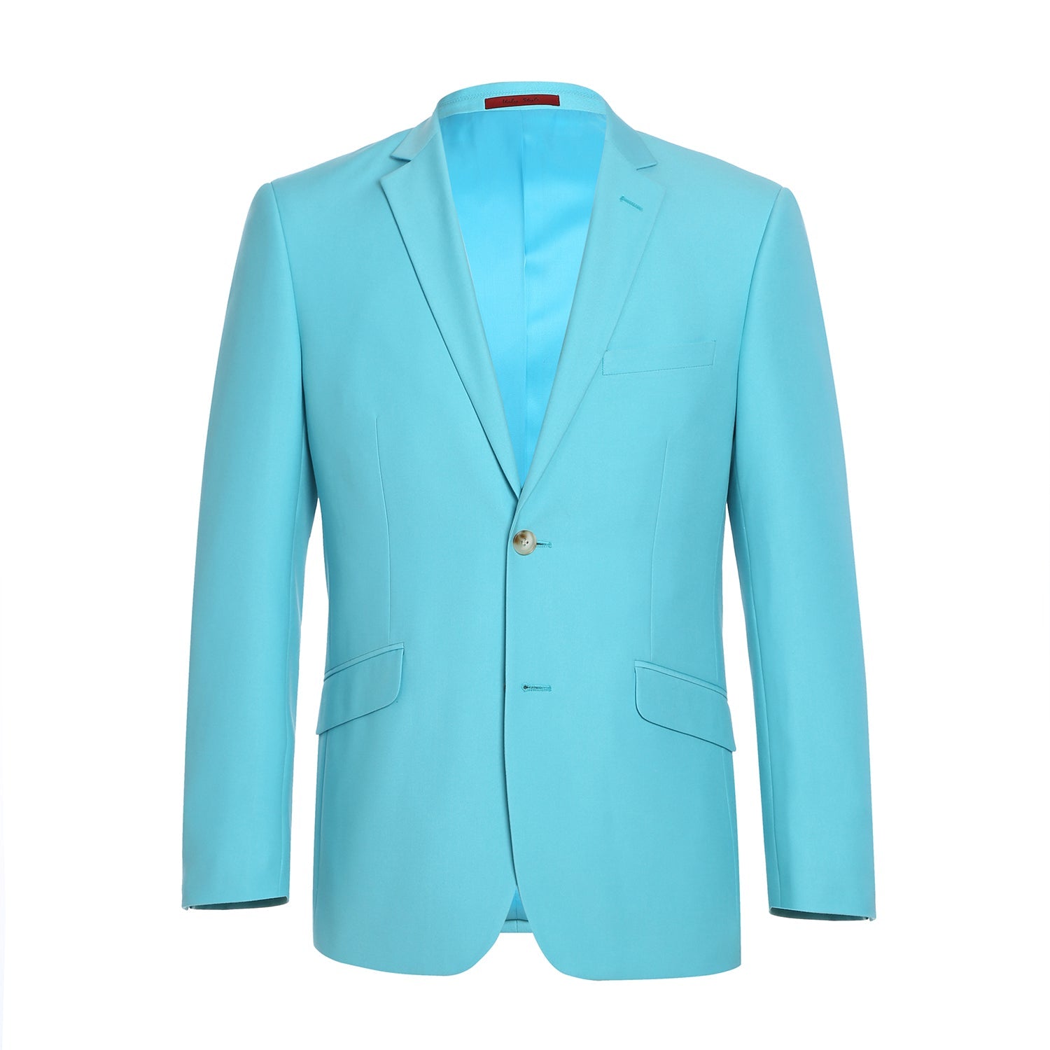 201-59 Men's 2-Piece Slim Fit Single Breasted Notch Lapel Suit - 38Lx32W