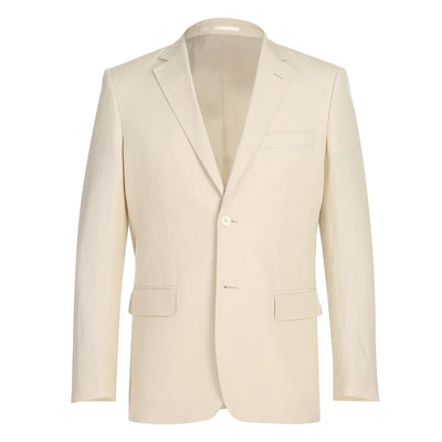 611-6 Men's New Slim Fit Checked Linen Suits