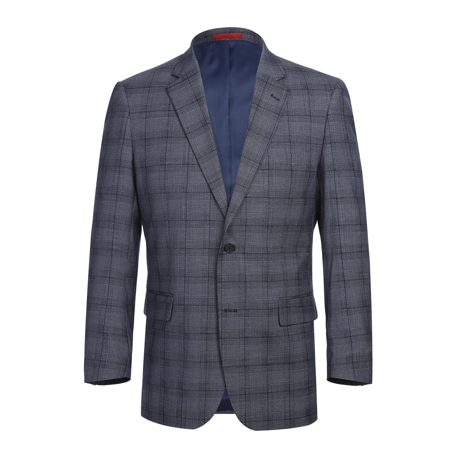 293-30 Men's Classic Fit Checked Suits - 38Lx32W