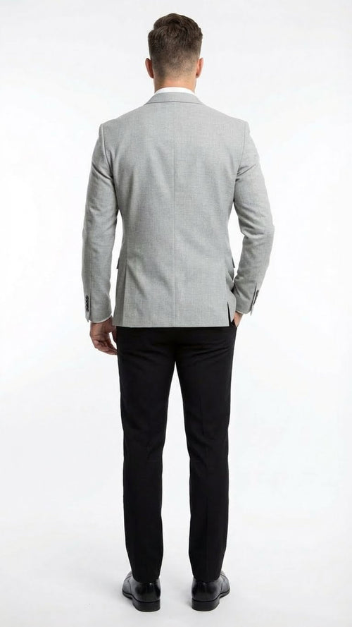 grey dress shoes with black pants Mens Light Slim Fit Blazer Sport Coat The Imperial Black & Choose Your Flavor:Chocolate salted caramel and effortlessly stylish black heels