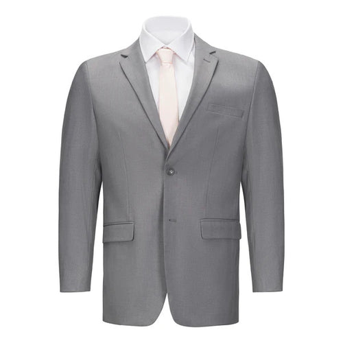 Mens Vested Light Grey Slim Fit Suit
