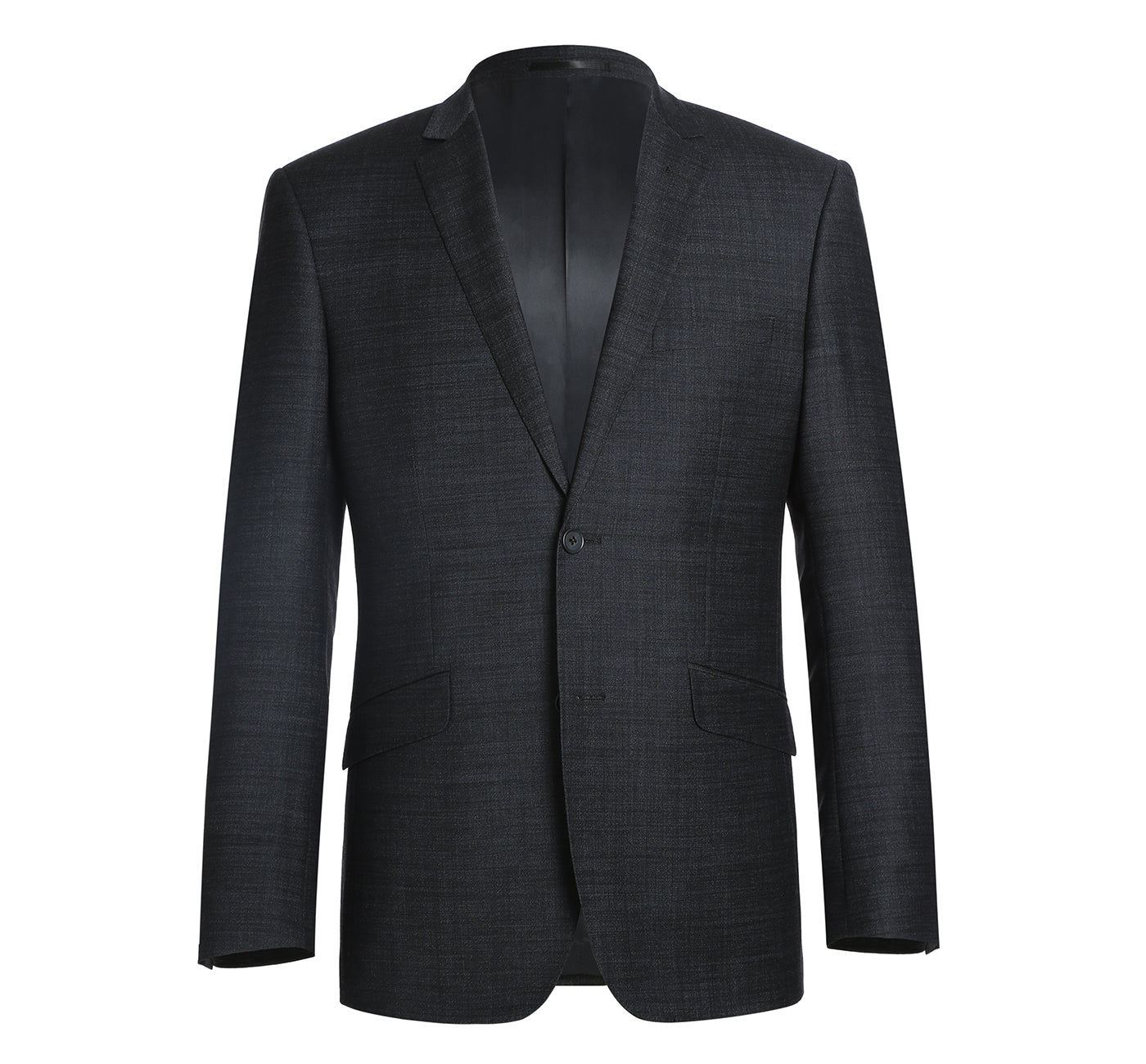 558-2 Men's Two Piece Slim Fit Wool Blend Suit - 36Sx30W