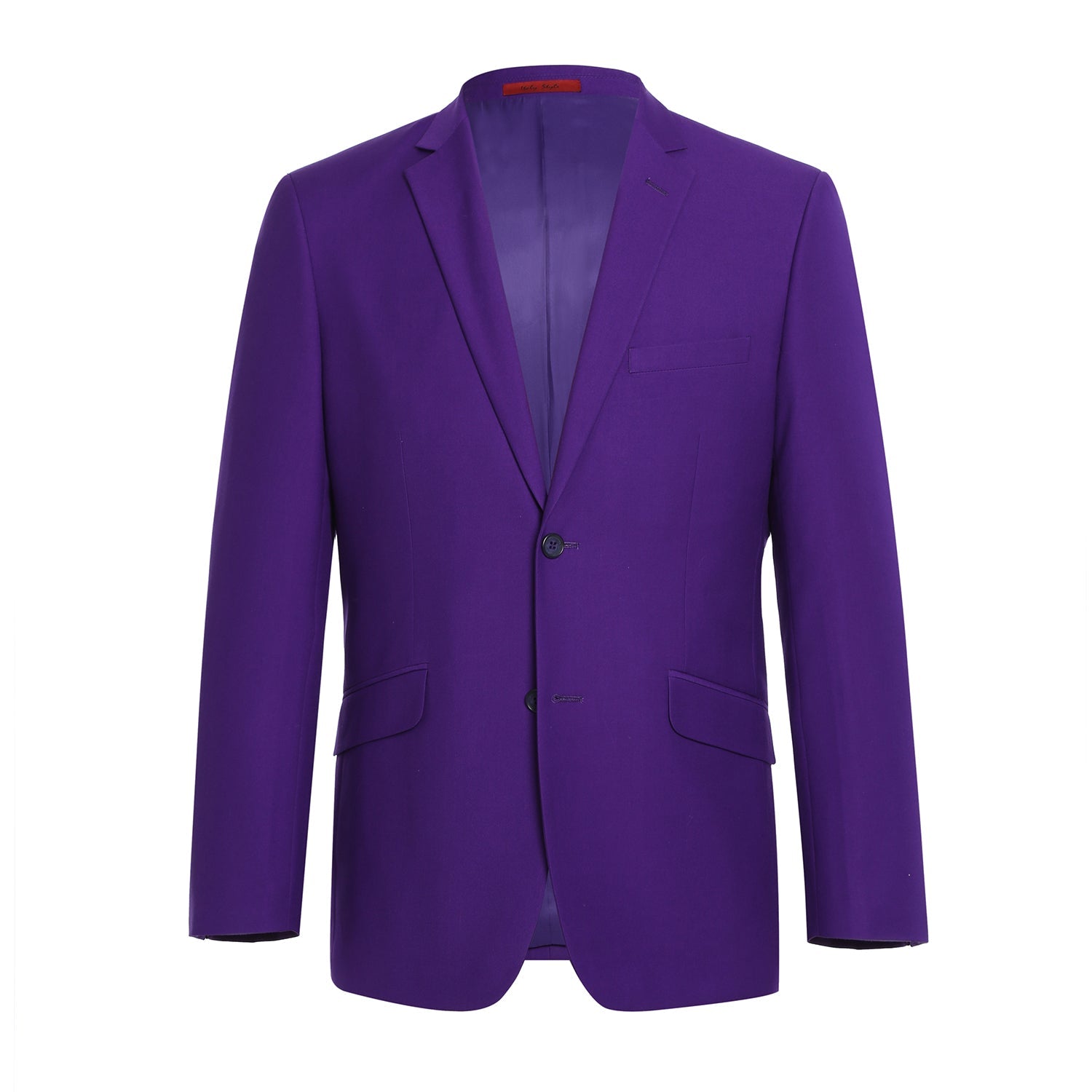 201-68 Men's 2-Piece Slim Fit Single Breasted Notch Lapel Suit - 38Lx32W
