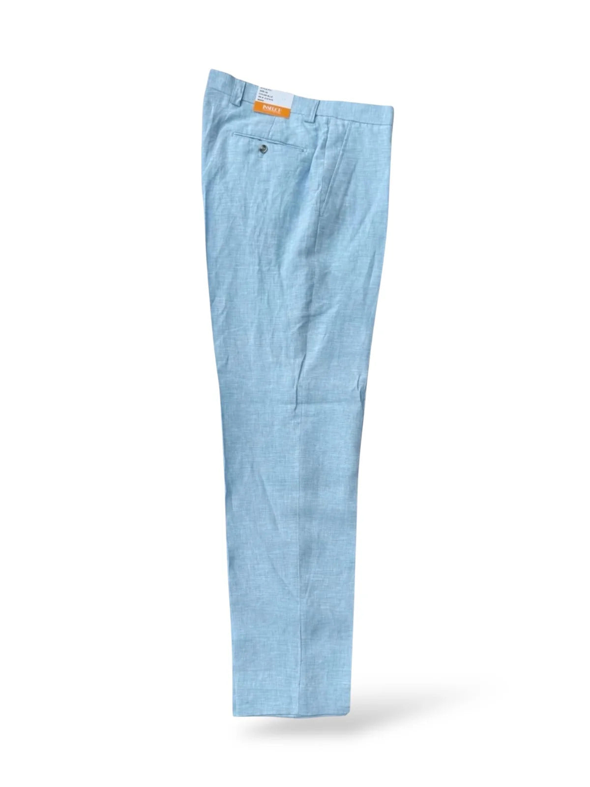 Premium Linen Pant - Blue Mist - dress size pants : 28 Unfinished bottom