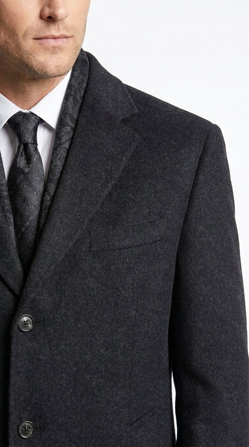 Men’s Black Long Overcoat – Daredevil Born Again Wilson Fisk Inspired Classic Kingpin Coat