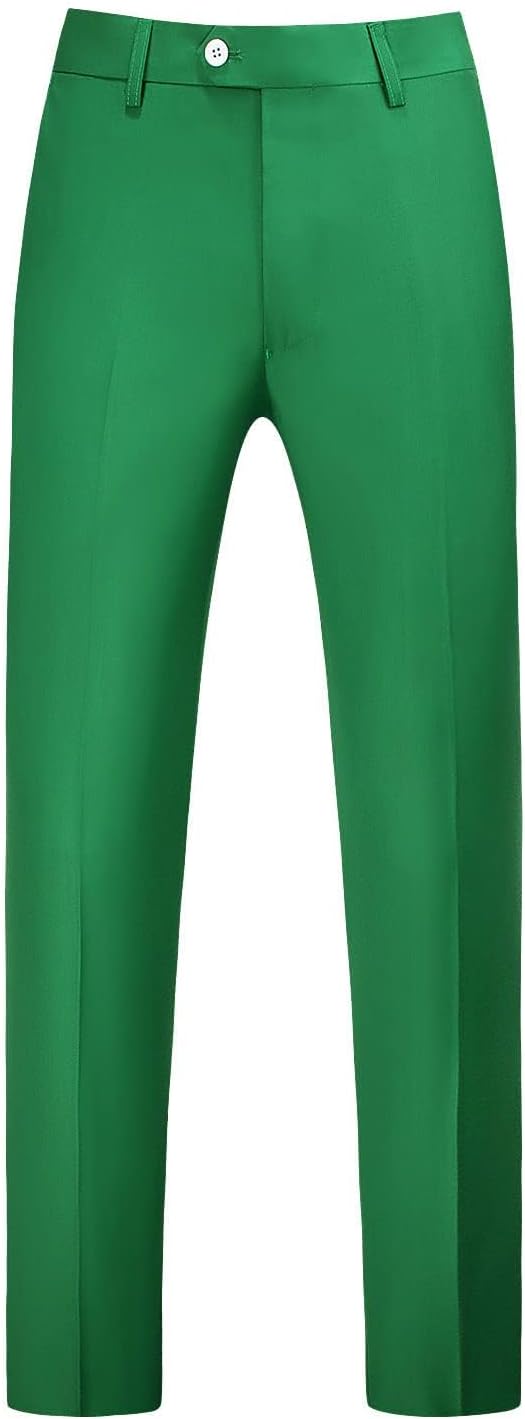 Mens Dress Pants Front Flat Fit Casual Pants - dress size pants : 28 Unfinished bottom