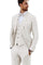 Mens Big and Tall Linen Suits - Ivory Summer Fabric Suit