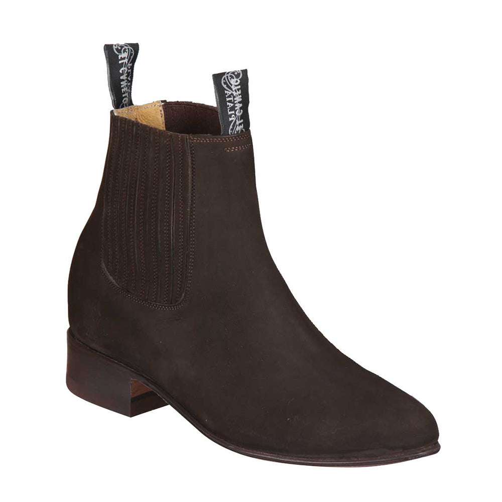 Mens Brown Suede Boots - Brown