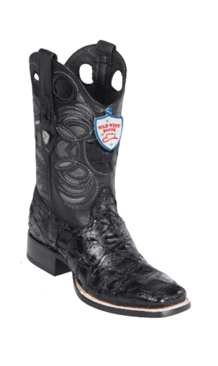 Bota de Pirarucu Original Horma Punta Recortada Wild West - 6
