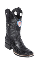 Bota de Pirarucu Original Horma Punta Recortada Wild West