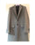 3 Button Light Grey Cashmere Overcoat