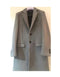 3 Button Light Grey Cashmere Overcoat