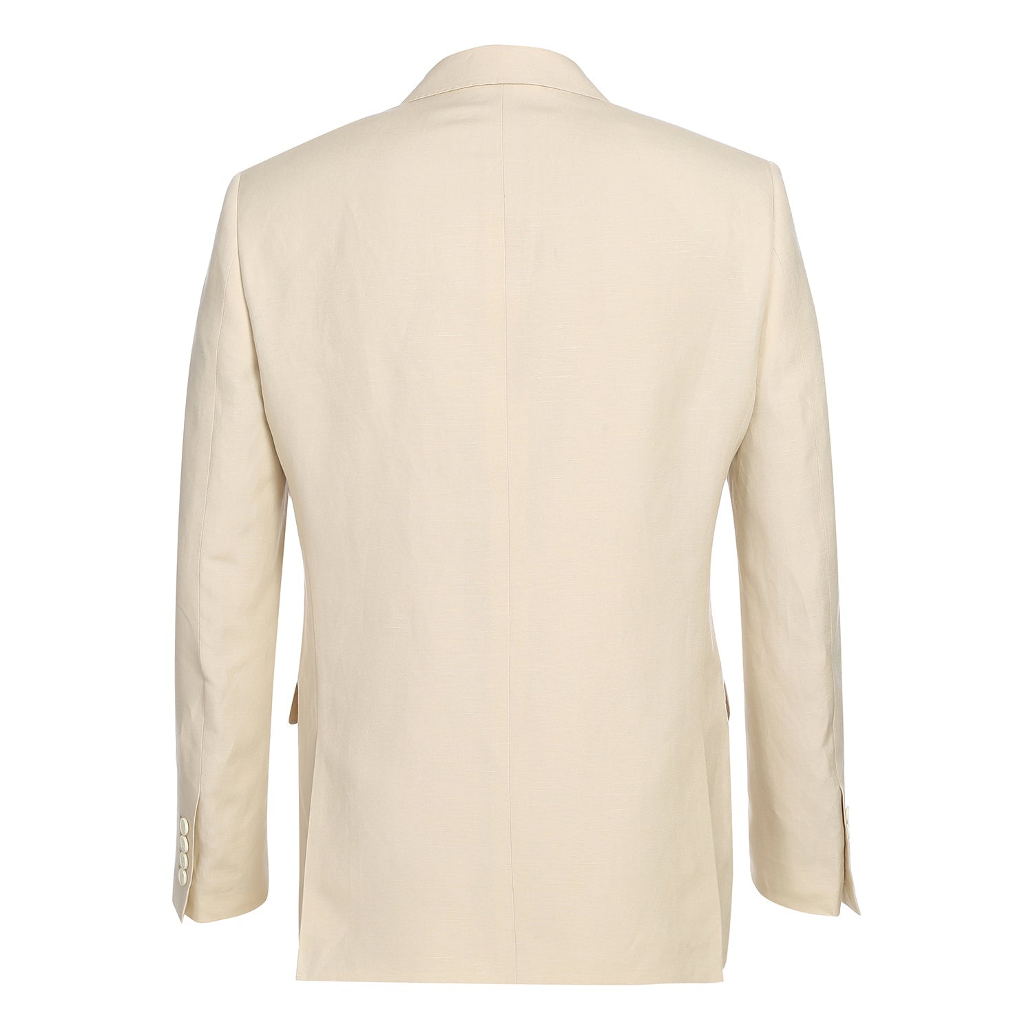 611-6 Men's New Slim Fit Checked Linen Suits - 38Lx32W