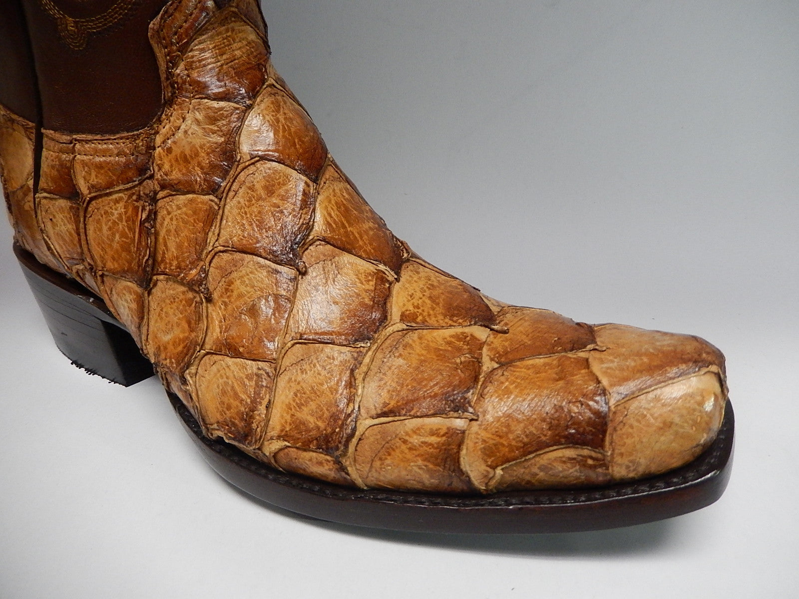 Safari Pirarucu Monster Fish Cowboy Boots - 8