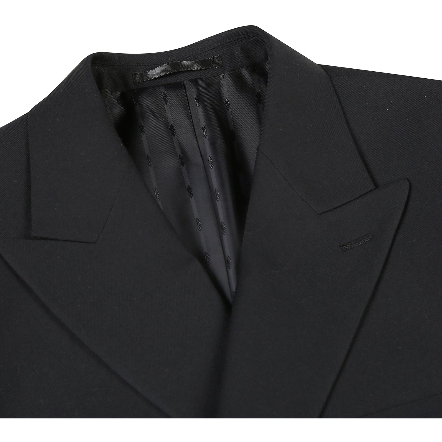 201-1 Men's Double-Breasted Peak Lapel Slim Fit Suit - 34Sx28W
