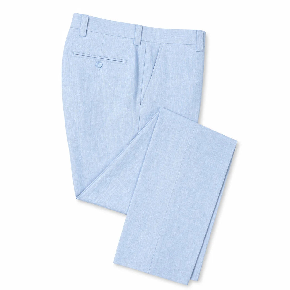 Premium Linen Pant - Blue Mist