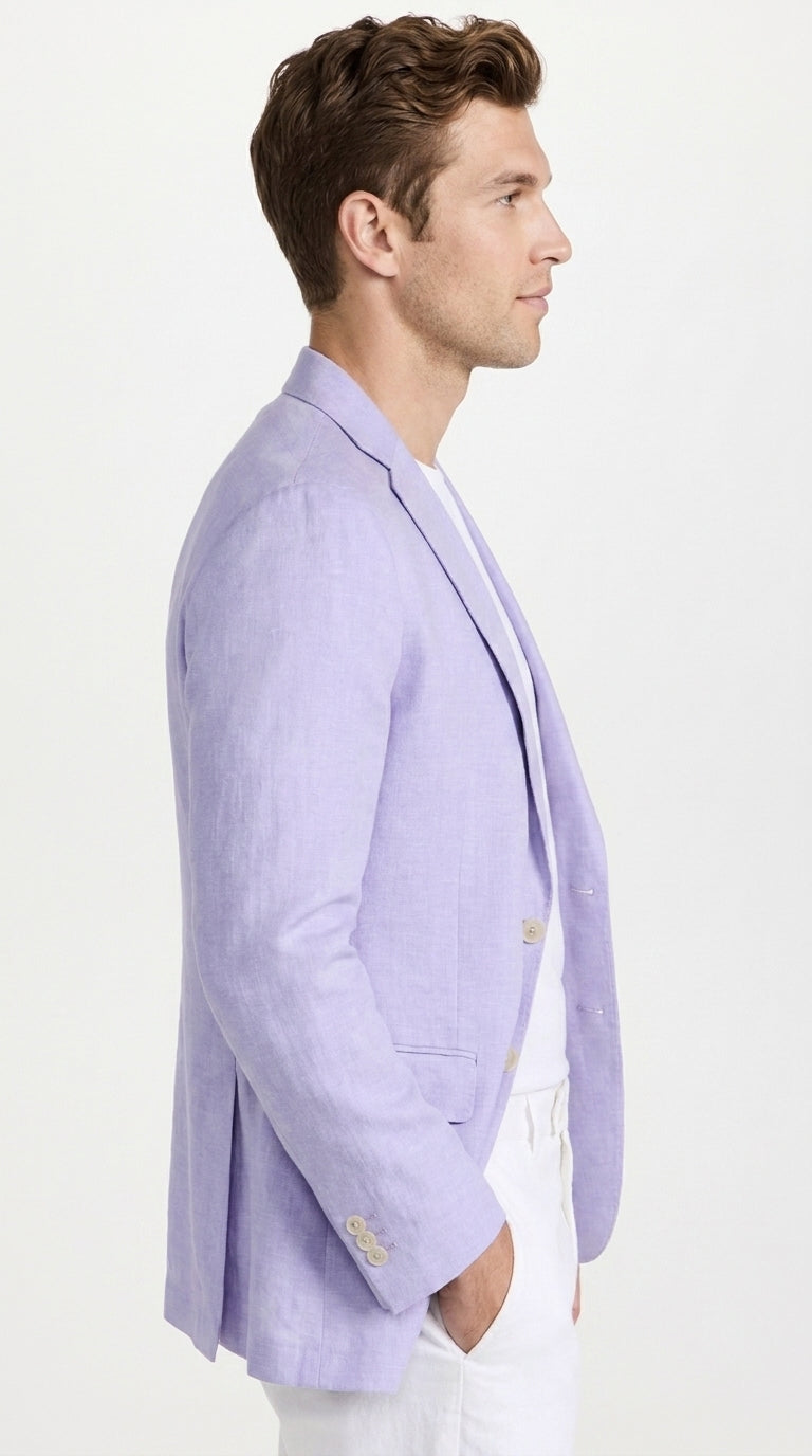 Men’s Lavender Sport Coat – Two-Button Wedding, Business and Smart Casual Blazer