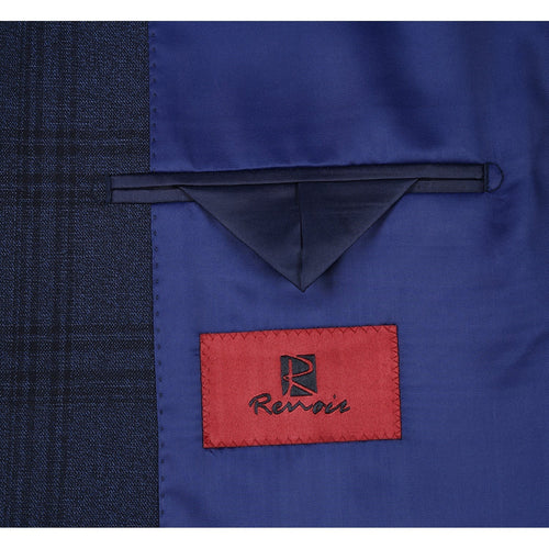 293-21 Men's Slim Fit Stretch Checked Suits