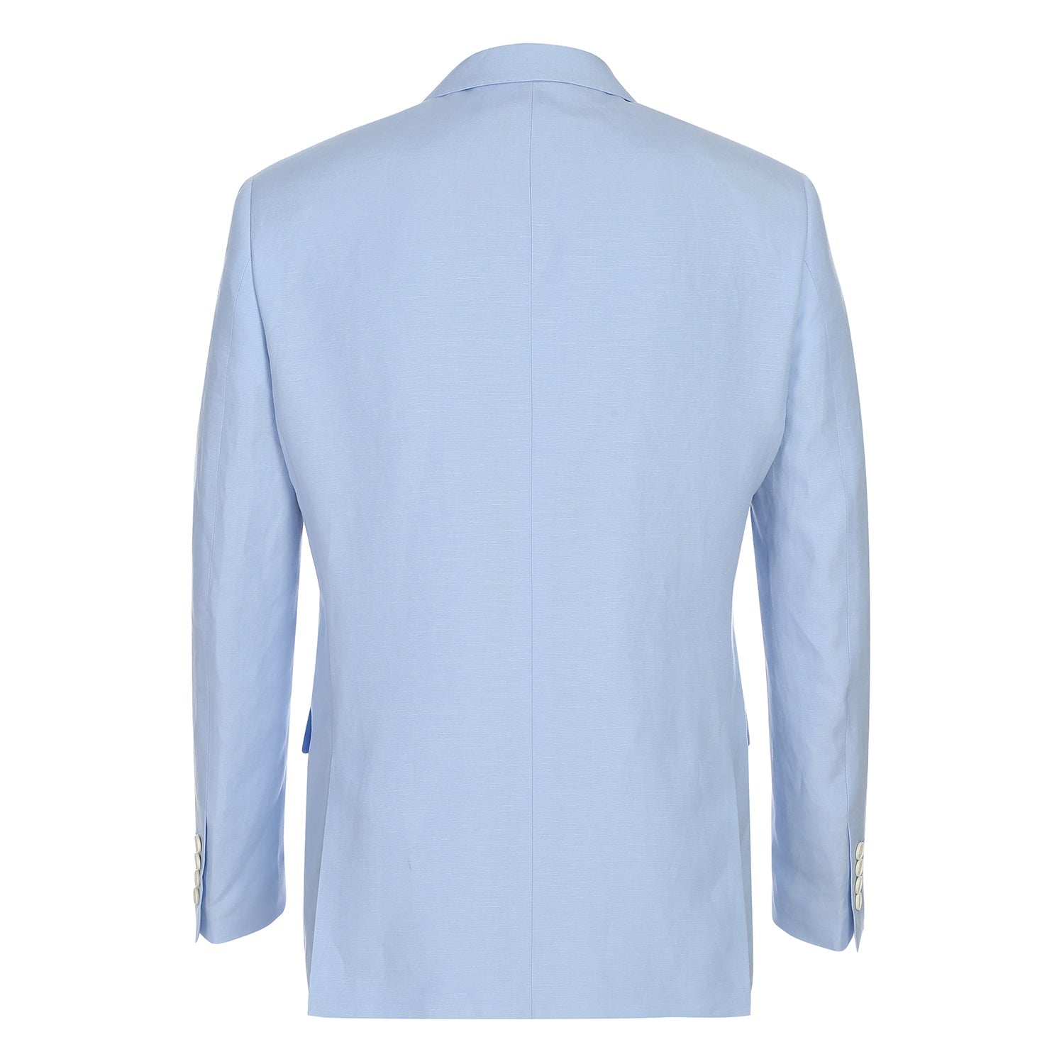 611-5 Men's New Slim Fit Checked Linen Suits - 38Lx32W