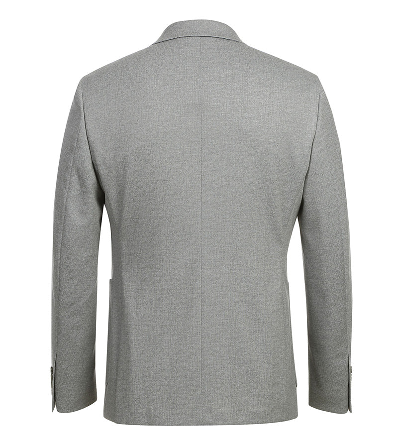 Half Canvas Slim Fit Blazer in Gray - 38R