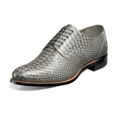 Mens Gray Snake Motif Shoes 00055-020 - 6M