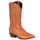 Ostrich Print Boots Cognac Pointed Toe - El General
